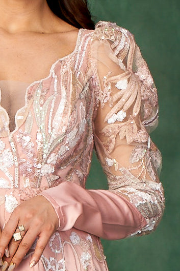 Cut work Silk jumpsuit